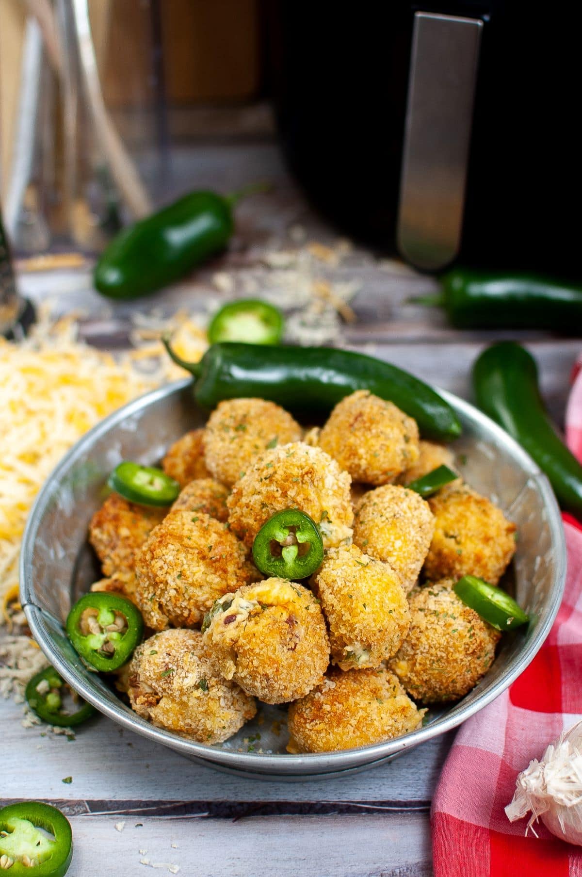 Air Fryer Jalapeno Popper Bites