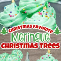 Meringue Christmas Trees pin