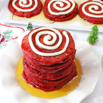 Red Velvet Pancakes feature