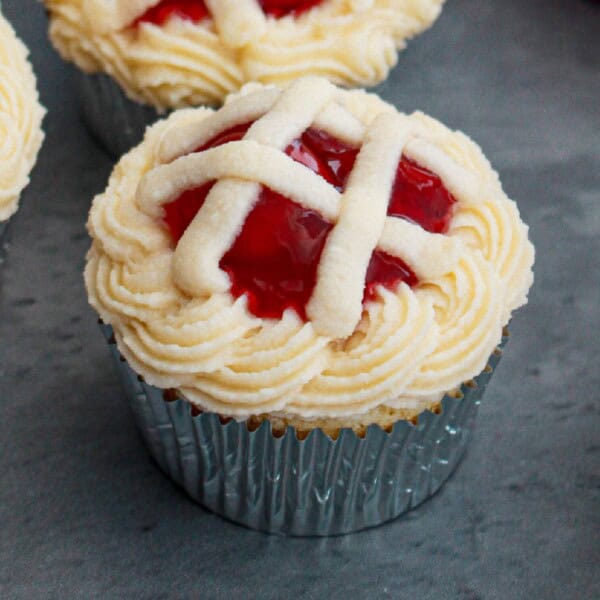 Cherry Pie Cupcakes feature