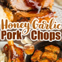 Honey Garlic Pork Chops pin
