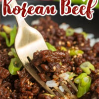 Quick and Easy Korean Beef pin