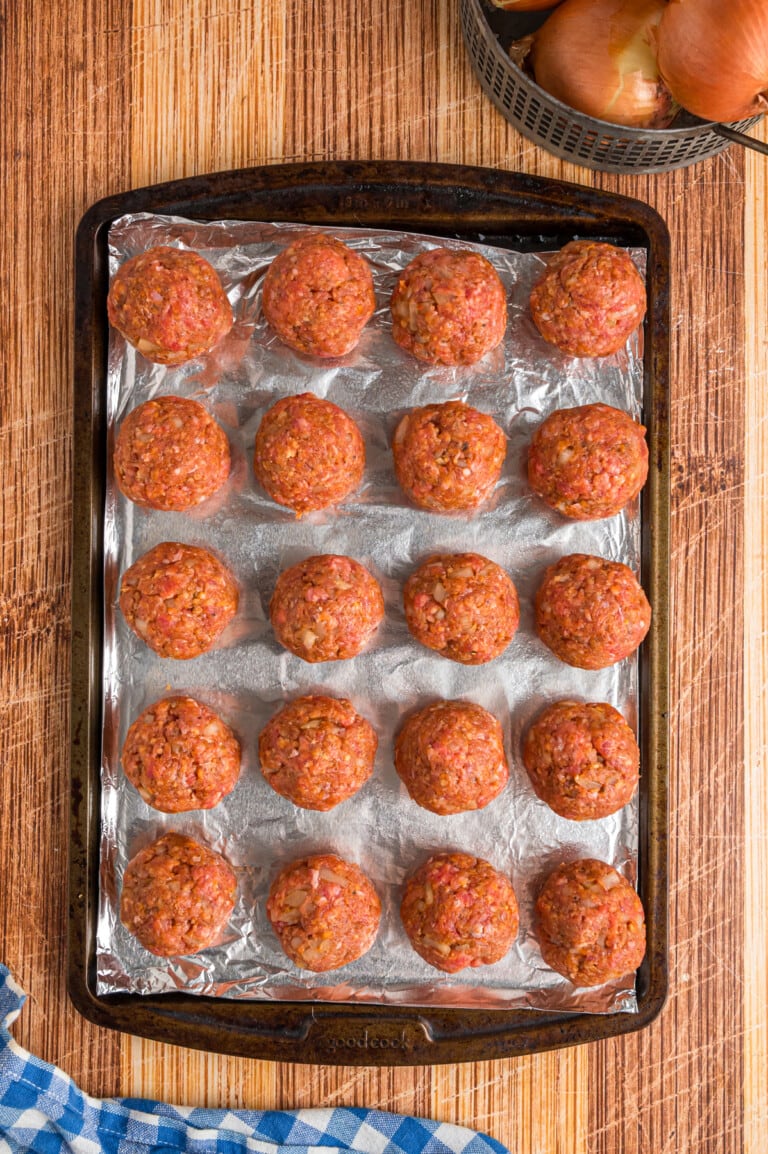 Meatball Form BBQ Meatballs Recipe l Kitchen Fun With My 3 Sons