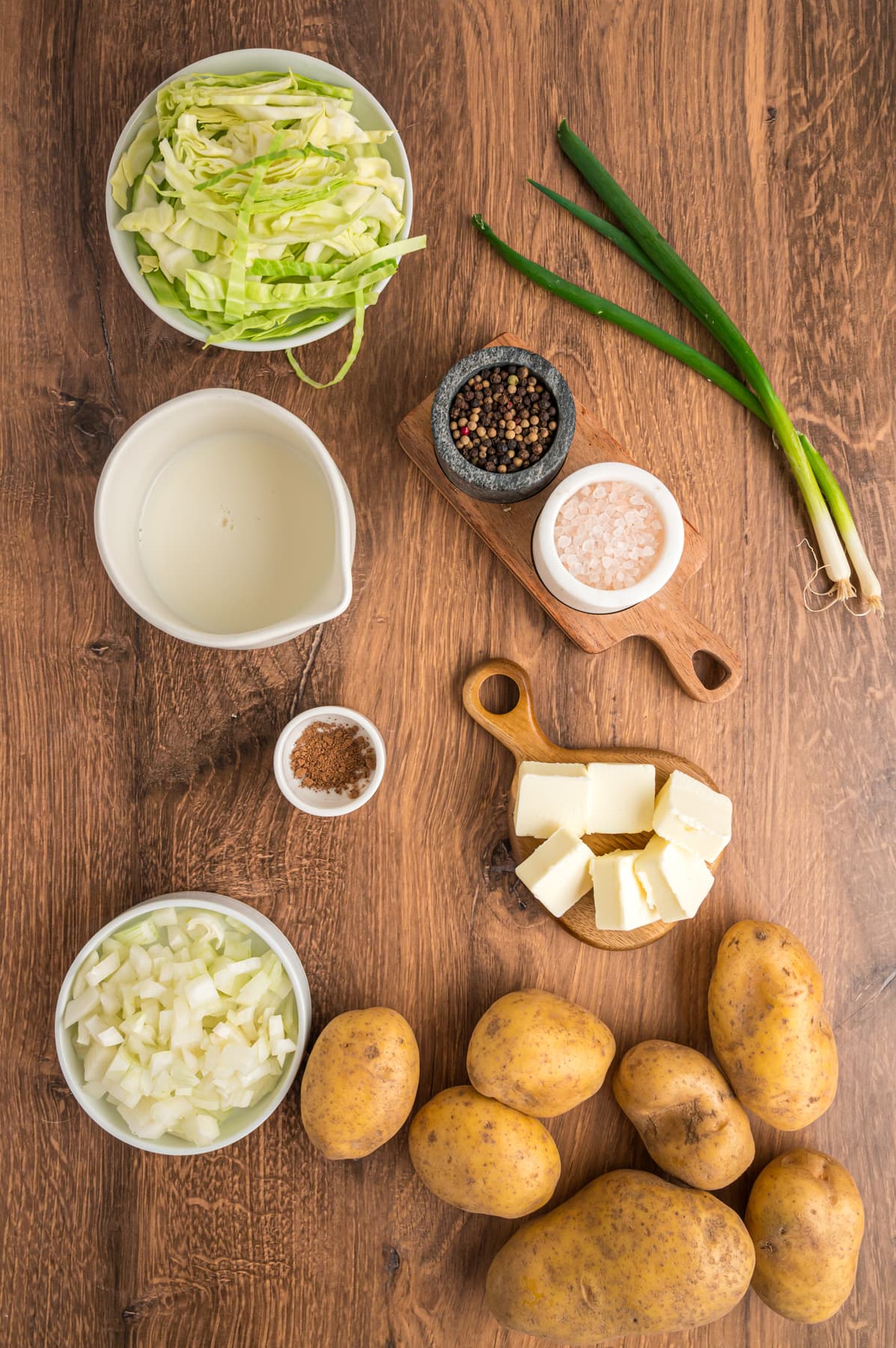 ingredients needed to make colcannon
