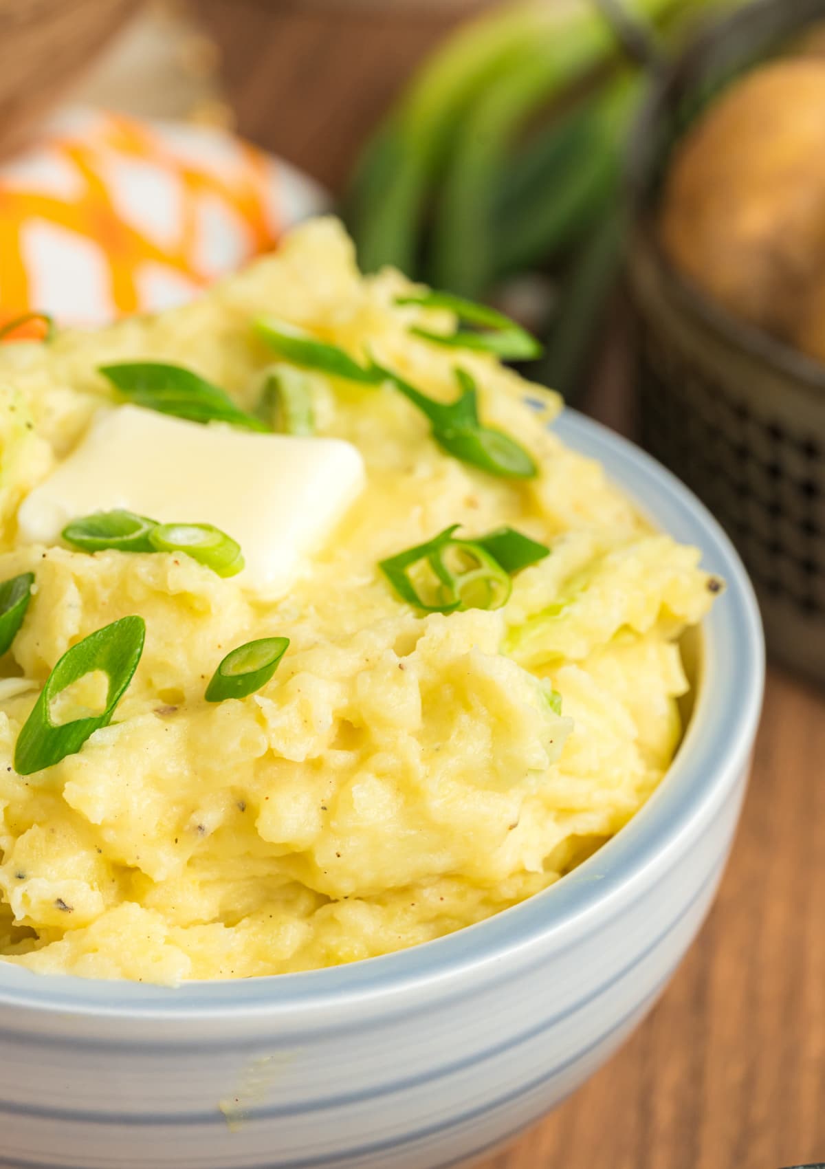 Colcannon (Irish Mashed Potatoes) in a bowl