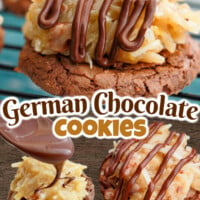 German Chocolate Cookies pin