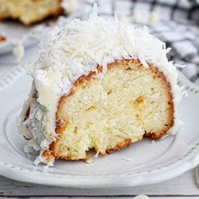White Chocolate Coconut Pound Cake feature