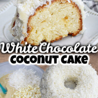 White Chocolate Coconut Pound Cake pin