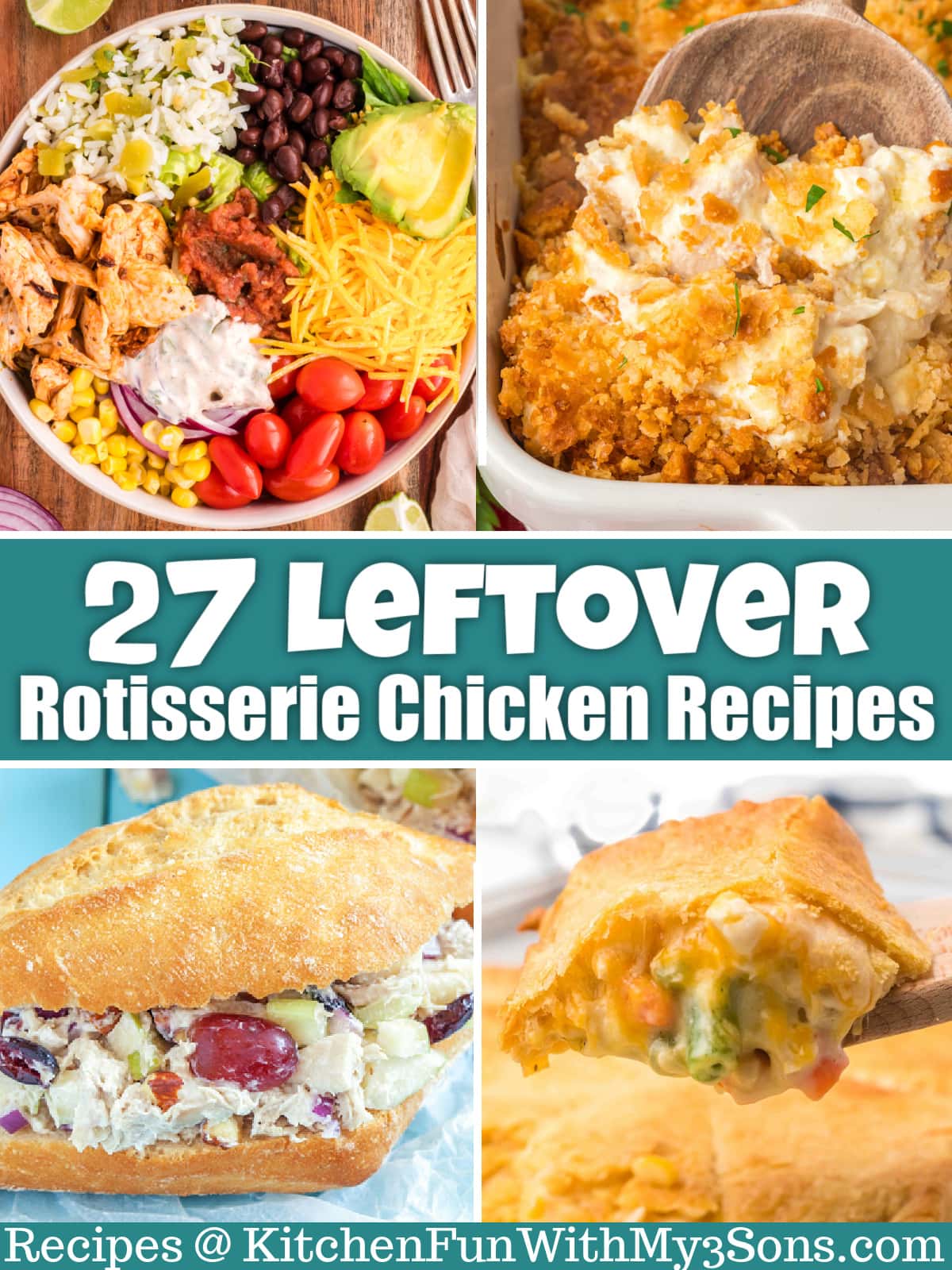 27 Leftover Rotisserie Chicken Recipes