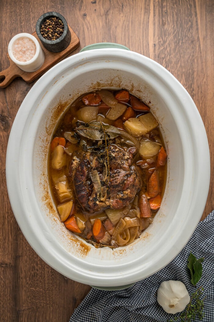 Pot roast in the slow cooker