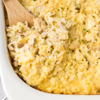 Chicken and Rice Casserole feature