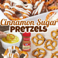 Cinnamon Sugar Pretzels pin