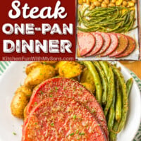 Ham Steak One Pan Dinner pin