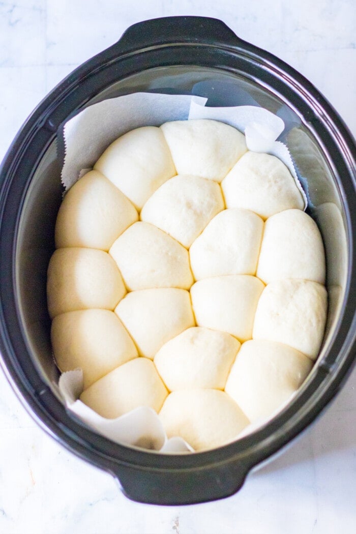rising rolls in a slow cooker