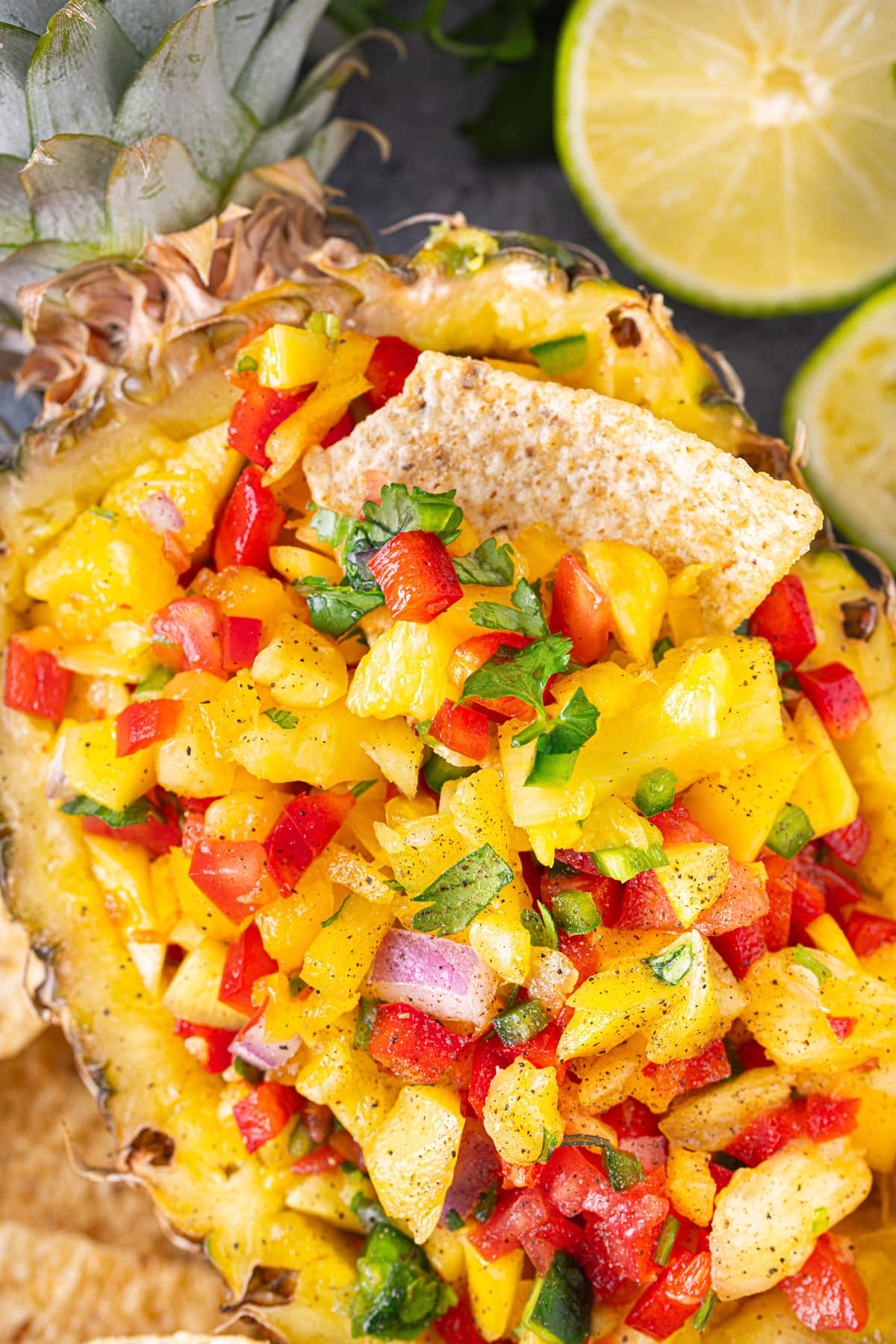 Pineapple Salsa with chips