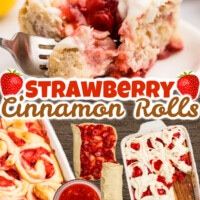 Strawberry Cinnamon Rolls pin
