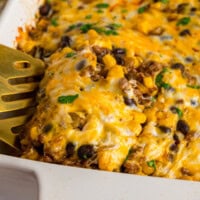 Beef Enchilada Casserole feature