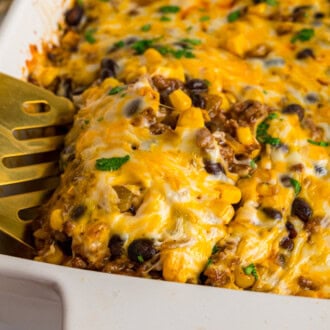 Beef Enchilada Casserole feature