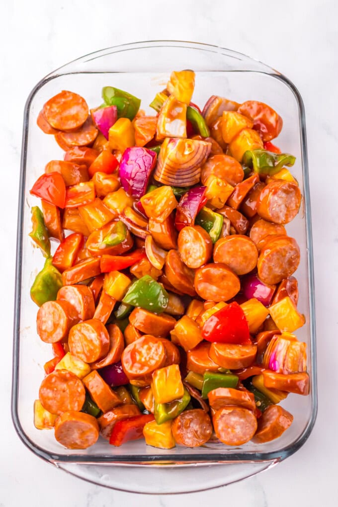 Sweet and Sour Kielbasa | Kitchen Fun With My 3 Sons