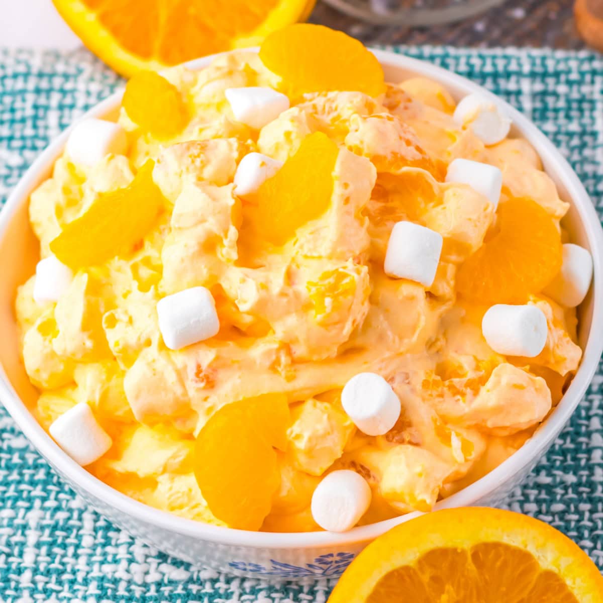 Orange Fluff Salad | Kitchen Fun With My 3 Sons