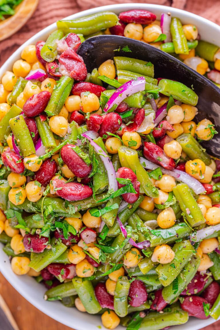 Three Bean Salad Recipe l Kitchen Fun With My 3 Sons