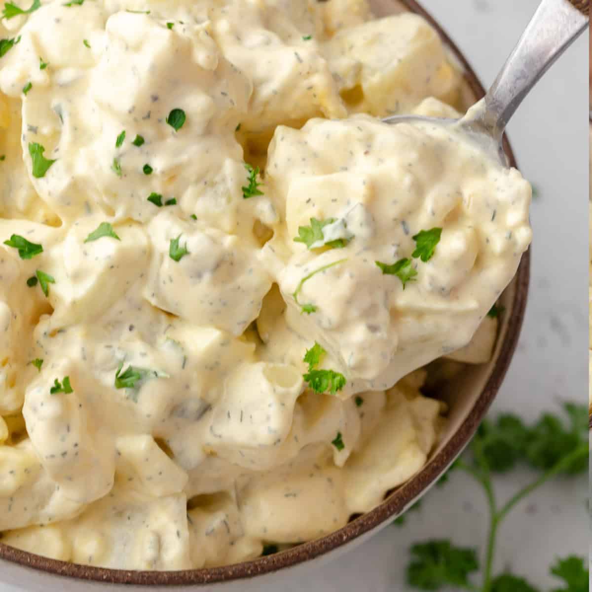 potato salad dressing with mayo and sour cream 30-Minute Creamy Sour Cream Potato Salad
