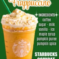 Pumpkin Spice Frappuccino pin