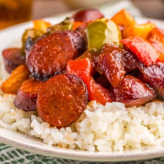 Sweet and Sour Kielbasa feature