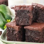 Zucchini Brownies feature