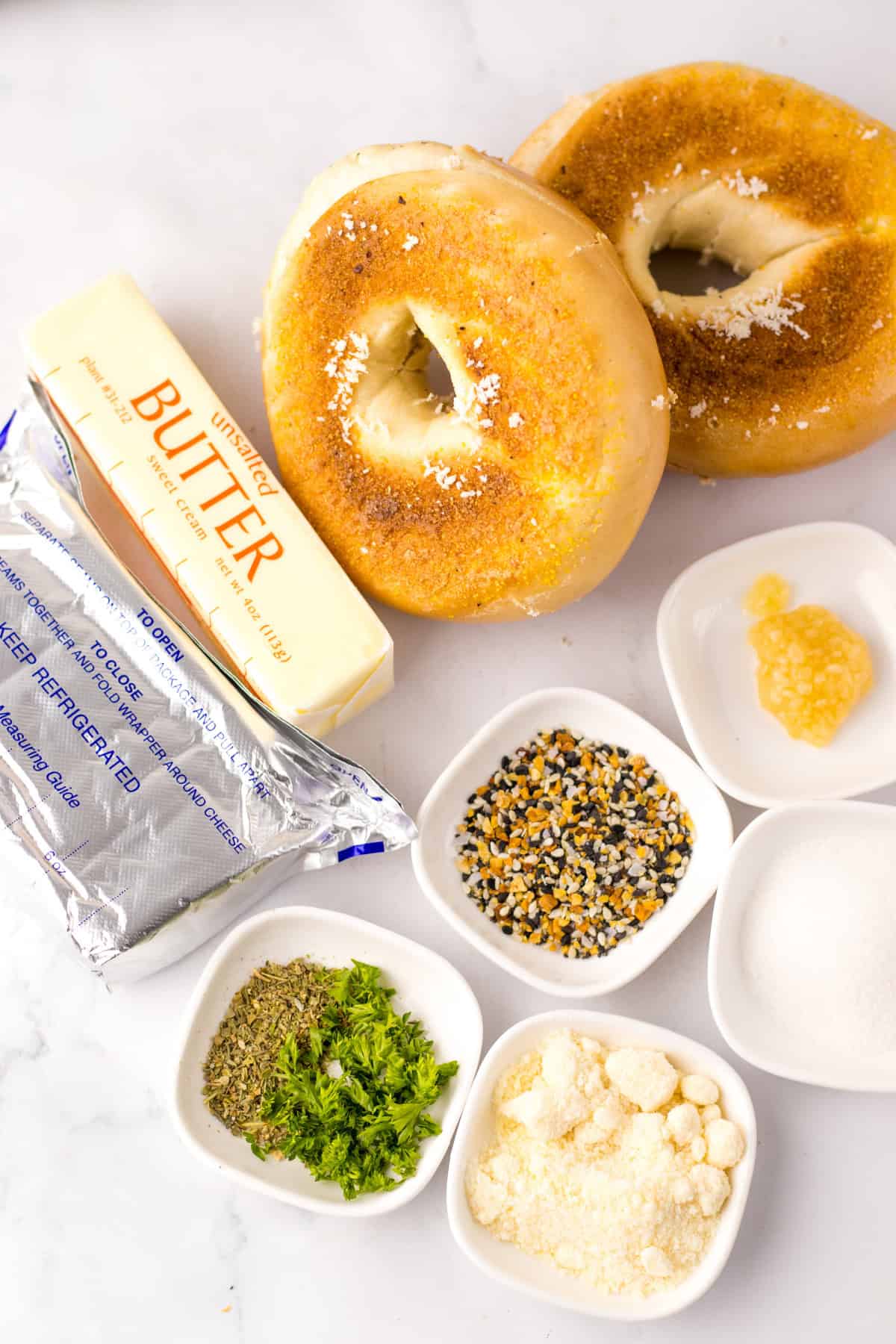 ingredients needed to make stuffed bagels