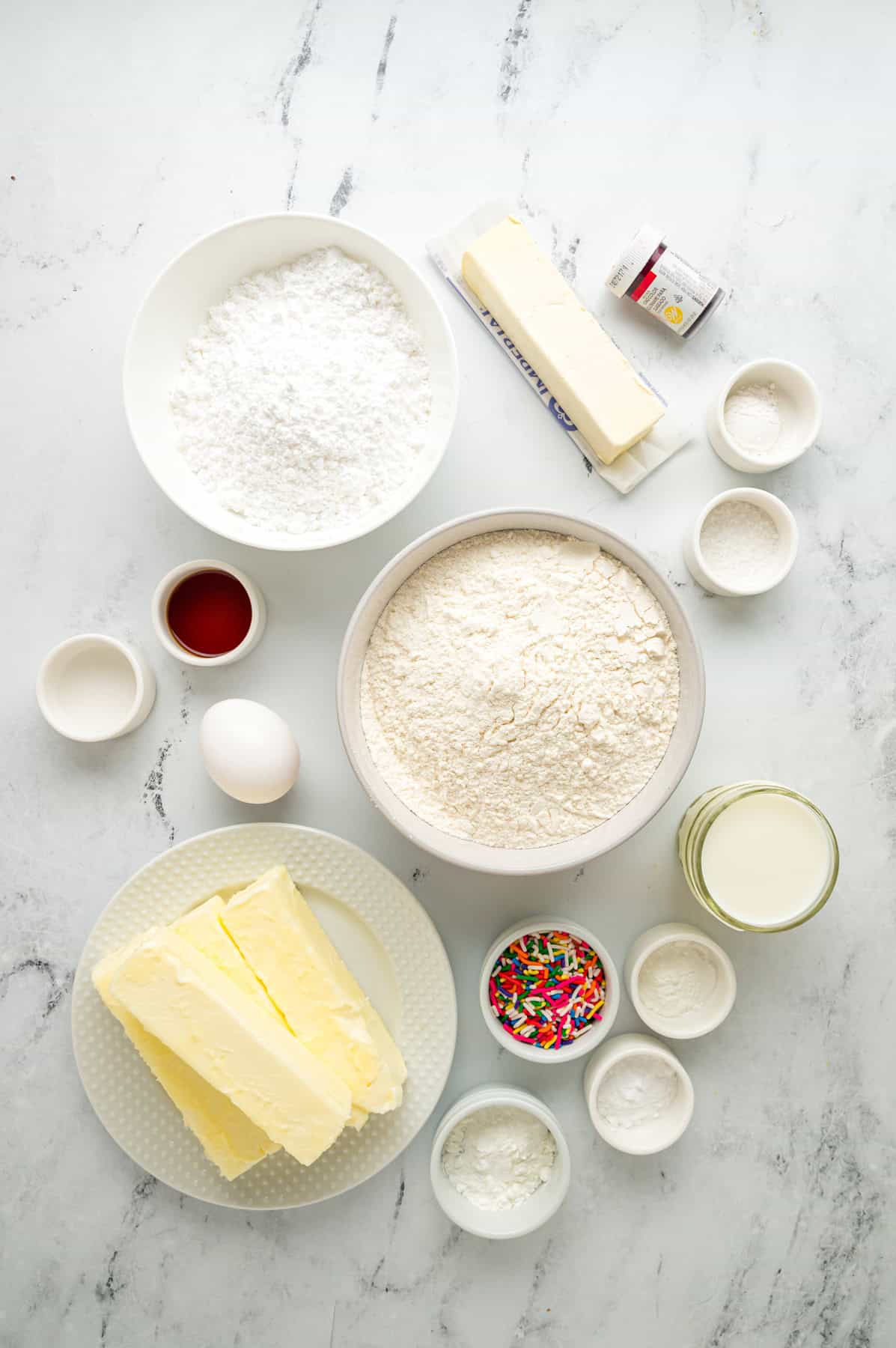 Ingredients needed to make Lofthouse cookies
