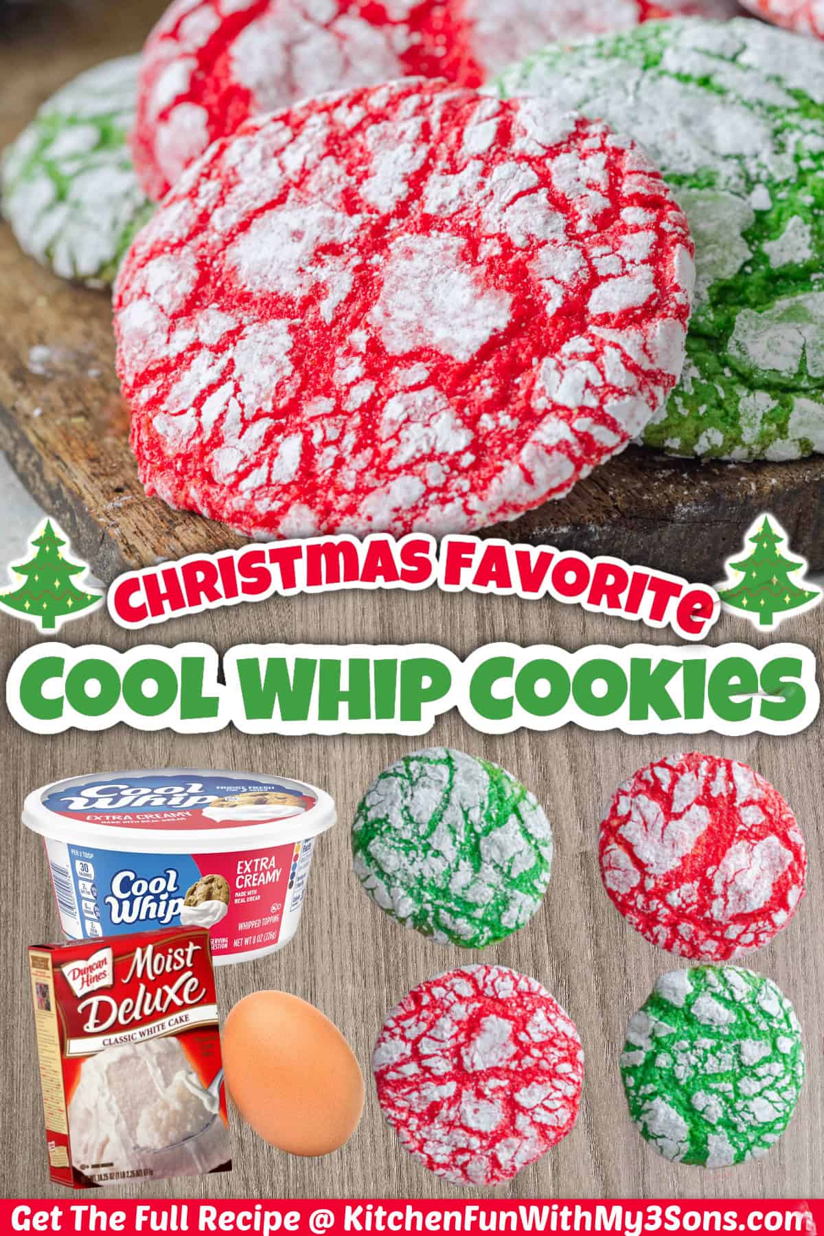 Cool Whip Cookies l Kitchen Fun With My 3 Sons