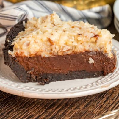 German Chocolate pie feature