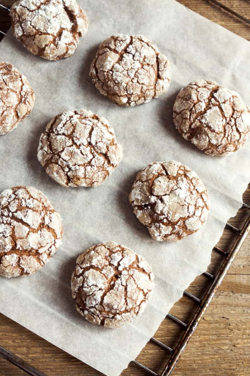 Gingerbread Crinkle Cookies | Kitchen Fun With My 3 Sons