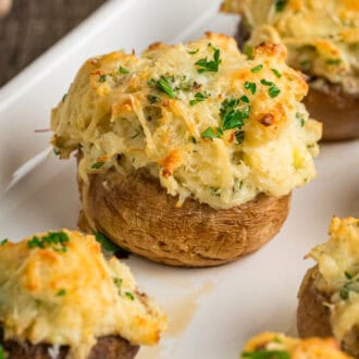 Crab Stuffed Mushrooms feature