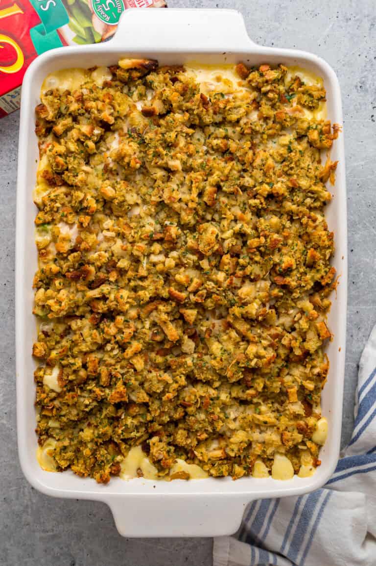 Chicken and Stuffing Casserole l Kitchen Fun With My 3 Sons