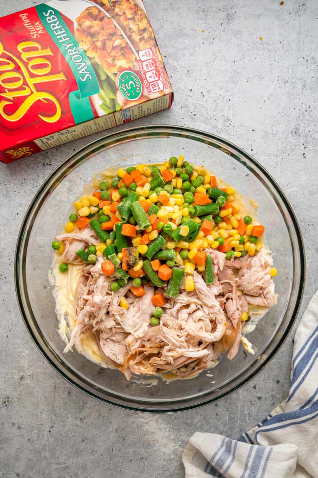 Chicken and Stuffing Casserole l Kitchen Fun With My 3 Sons