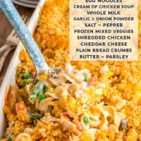 Chicken Noodle Casserole pin