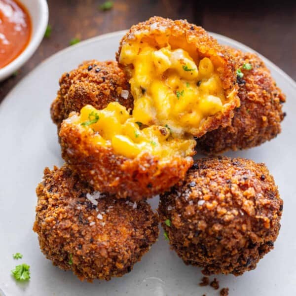 Fried Mac and Cheese Bites feature