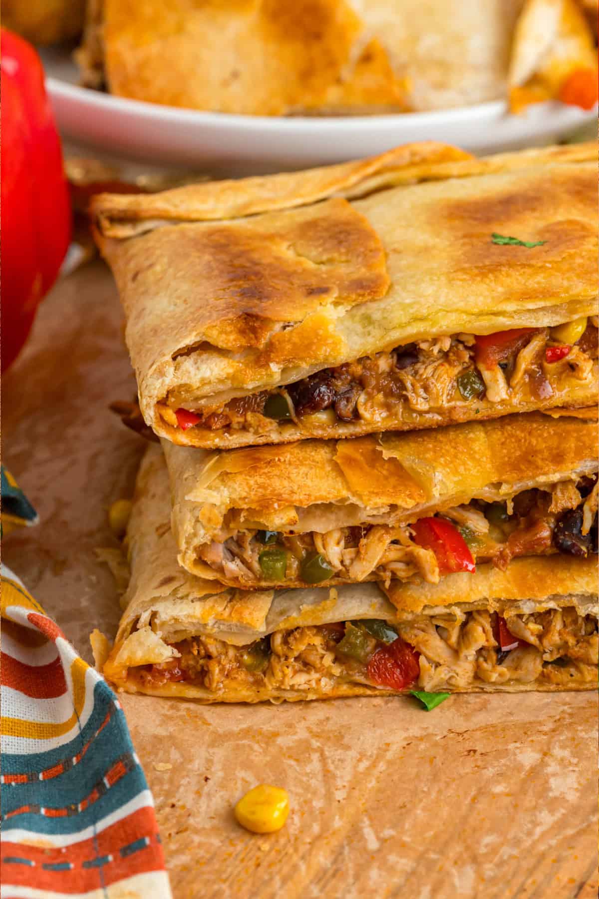 stacked Sheet Pan Quesadillas