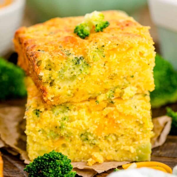 Broccoli Cheese Cornbread feature