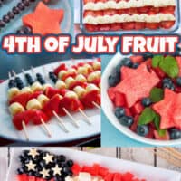 4th of July Fruit Recipes pin
