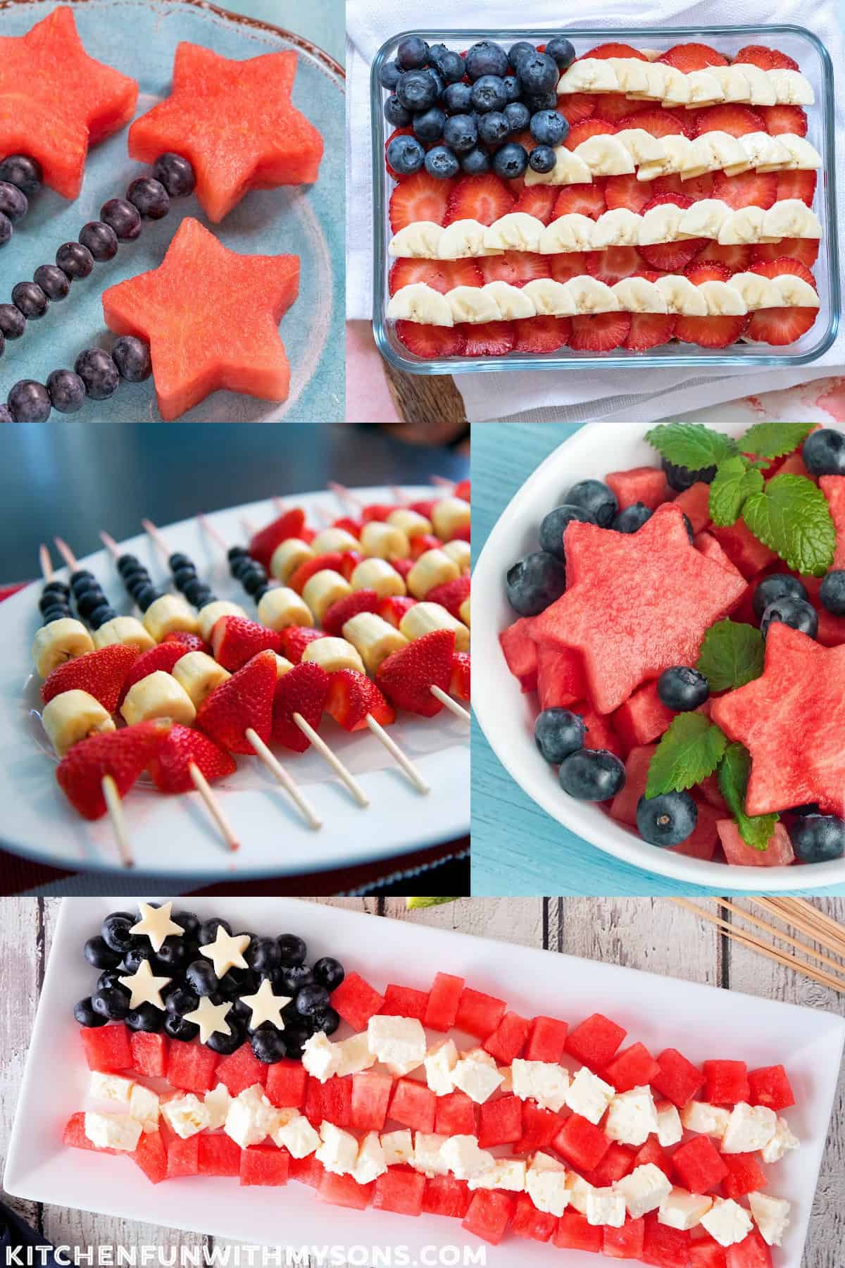 4th of July Fruit Recipes pin