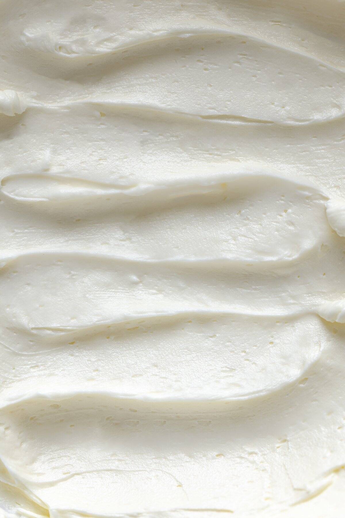 Close up of Italian meringue buttercream