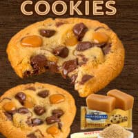 Caramel Chocolate Chip Cookies pin