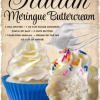 Italian Meringue Buttercream Frosting pin