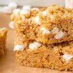 Peanut Butter Rice Krispie Treats feature