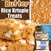 Peanut Butter Rice Krispie Treats pin