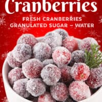 Sugared Cranberries pin