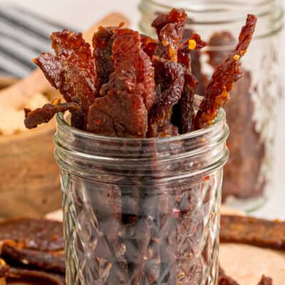 Air Fryer Beef Jerky recipe feature